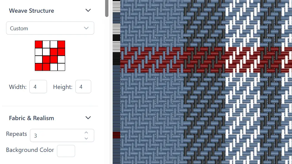 Weave editor grid